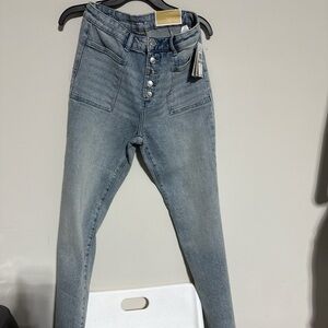 Michael Kors High Rise Gray Jeans